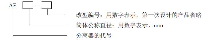 其型號的表示方法規(guī)定如下